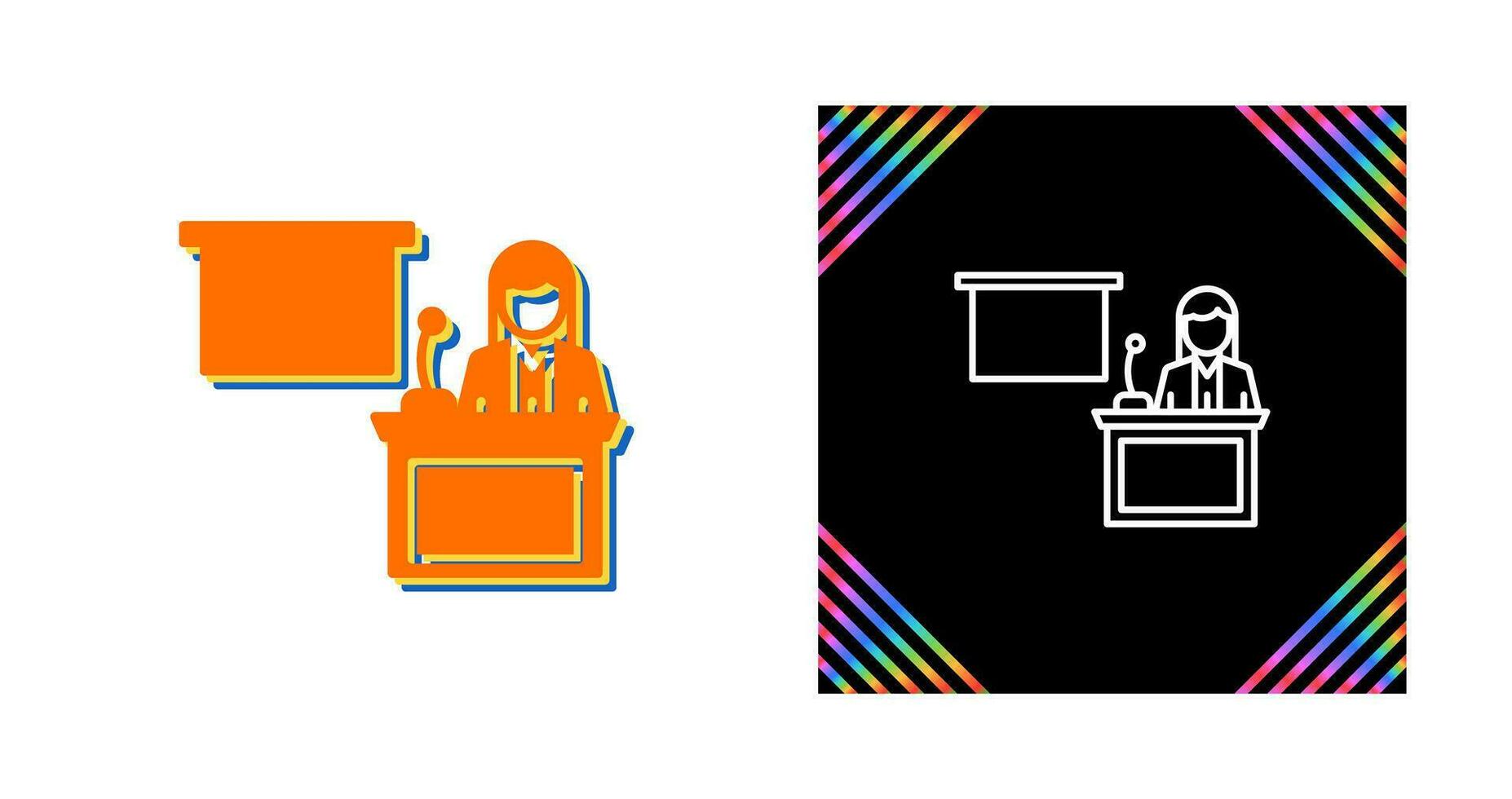 conferentie vector pictogram