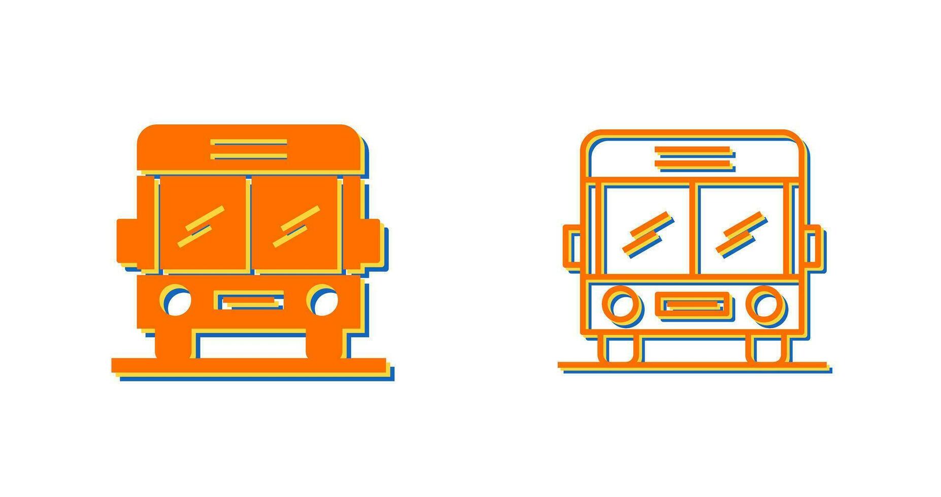 schoolbus vector pictogram