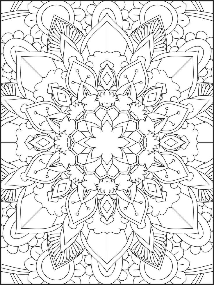 mandala. kinderen kleur Pagina's. mandala kleur Pagina's. volwassenen kleur Pagina's. kleur bladzijde vector