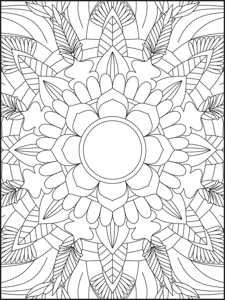 mandala. kinderen kleur Pagina's. mandala kleur Pagina's. volwassenen kleur Pagina's. kleur bladzijde vector