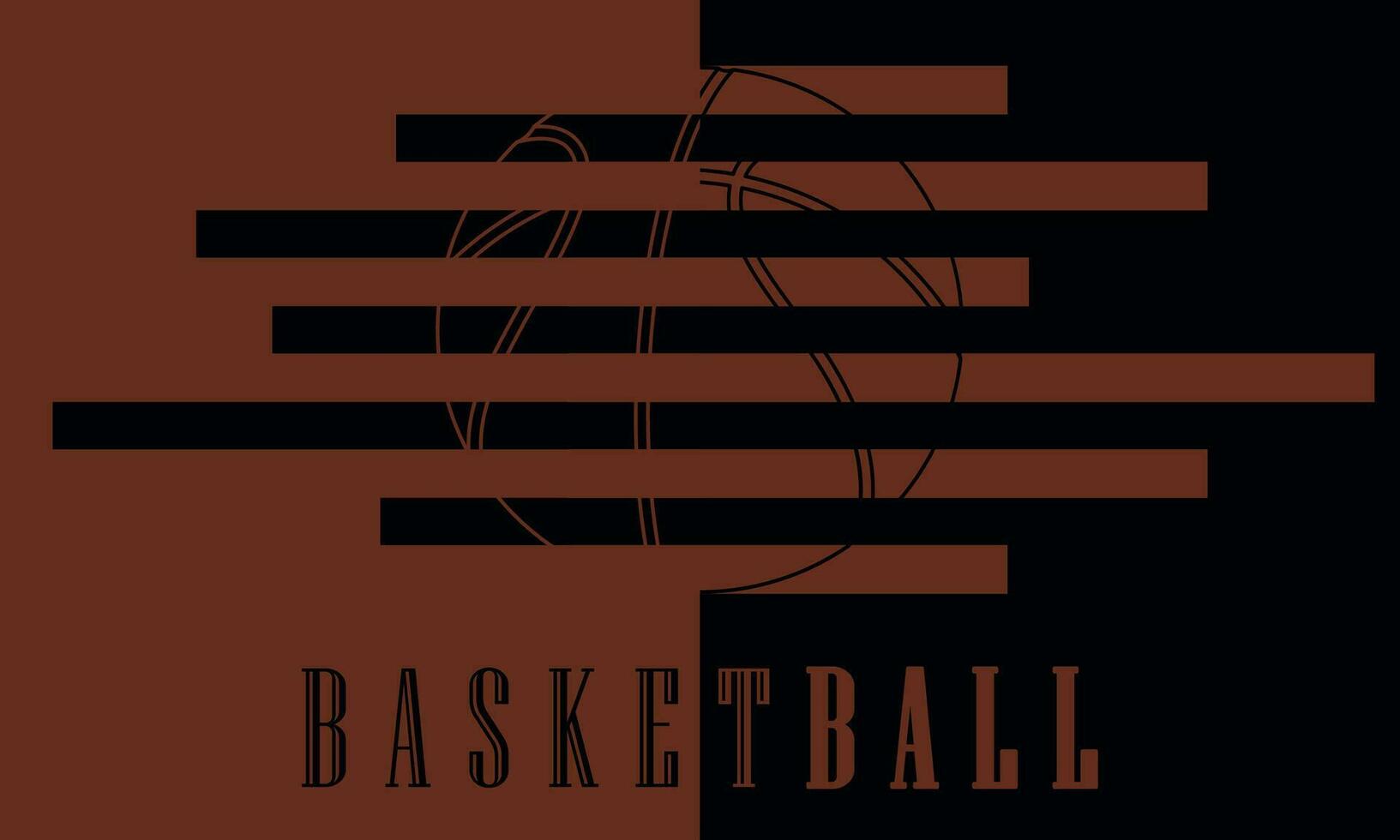 gekleurde basketbal grunge poster vector