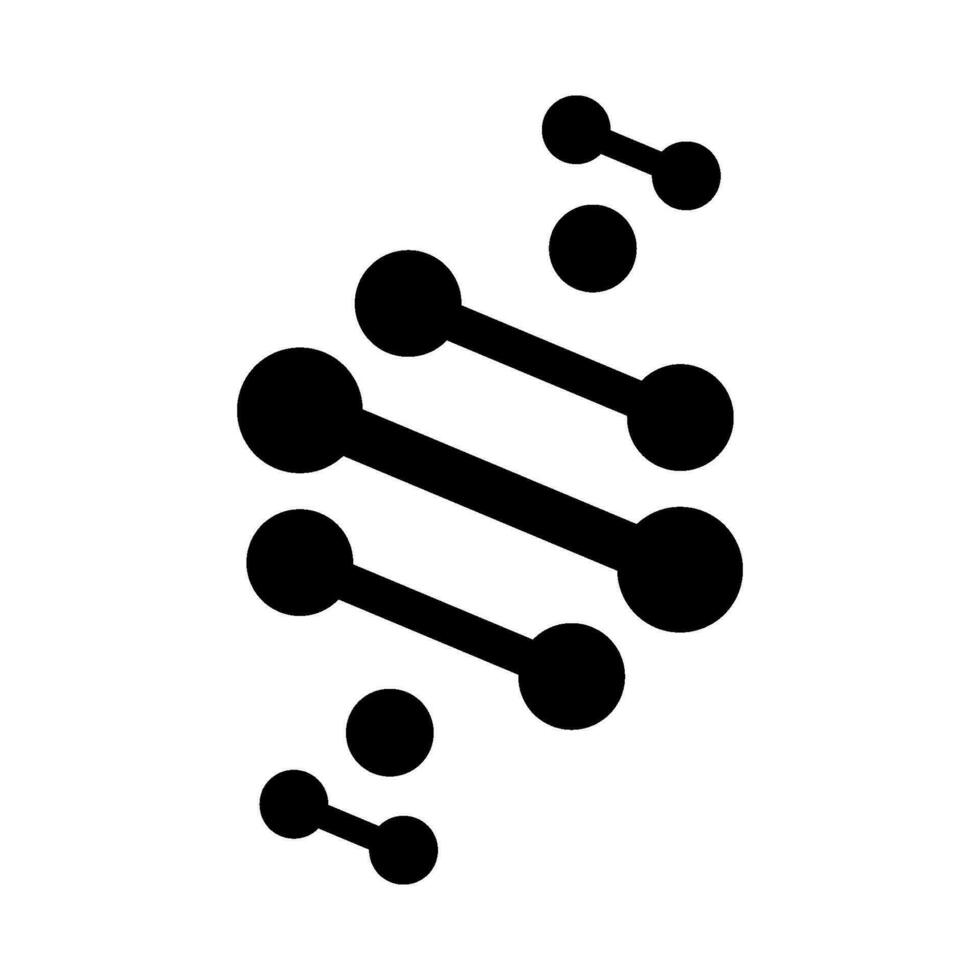 dna icoon vector logo sjabloon