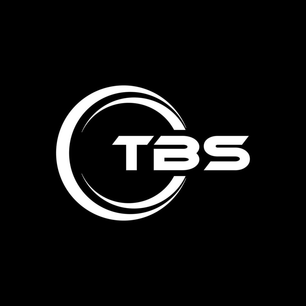 tbs brief logo ontwerp, inspiratie voor een uniek identiteit. modern elegantie en creatief ontwerp. watermerk uw succes met de opvallend deze logo. vector