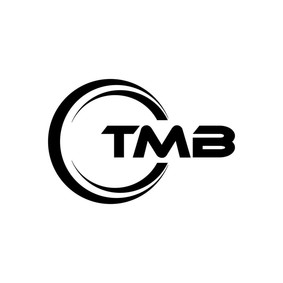 tmb brief logo ontwerp, inspiratie voor een uniek identiteit. modern elegantie en creatief ontwerp. watermerk uw succes met de opvallend deze logo. vector