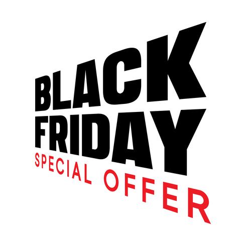 Black Friday verkoop vectorillustratie vector