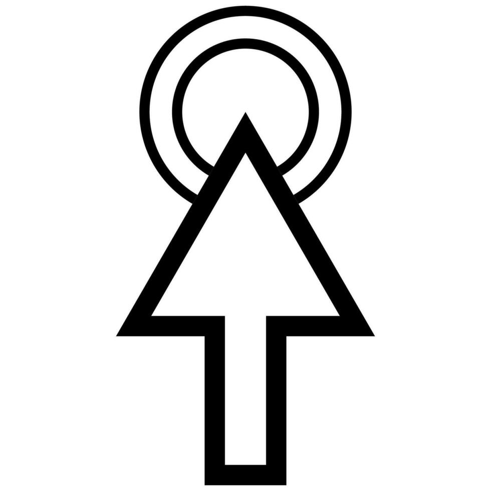 cursor wijzer. muis cursor. pijl wijzer. Klik symbool. computer muis pictogram. vector