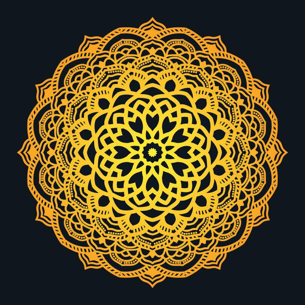 helling decoratief kleur sier- etnisch elementen mandala patroon achtergrond ontwerp pro vector. vector