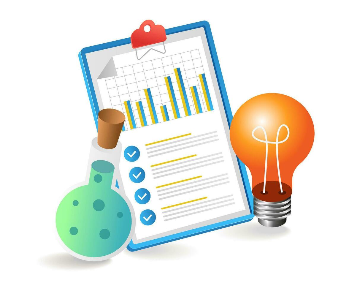 experimenteel gegevens analyse in de laboratorium vector