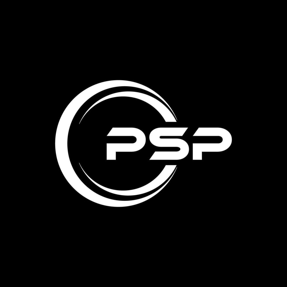 psp brief logo ontwerp, inspiratie voor een uniek identiteit. modern elegantie en creatief ontwerp. watermerk uw succes met de opvallend deze logo. vector