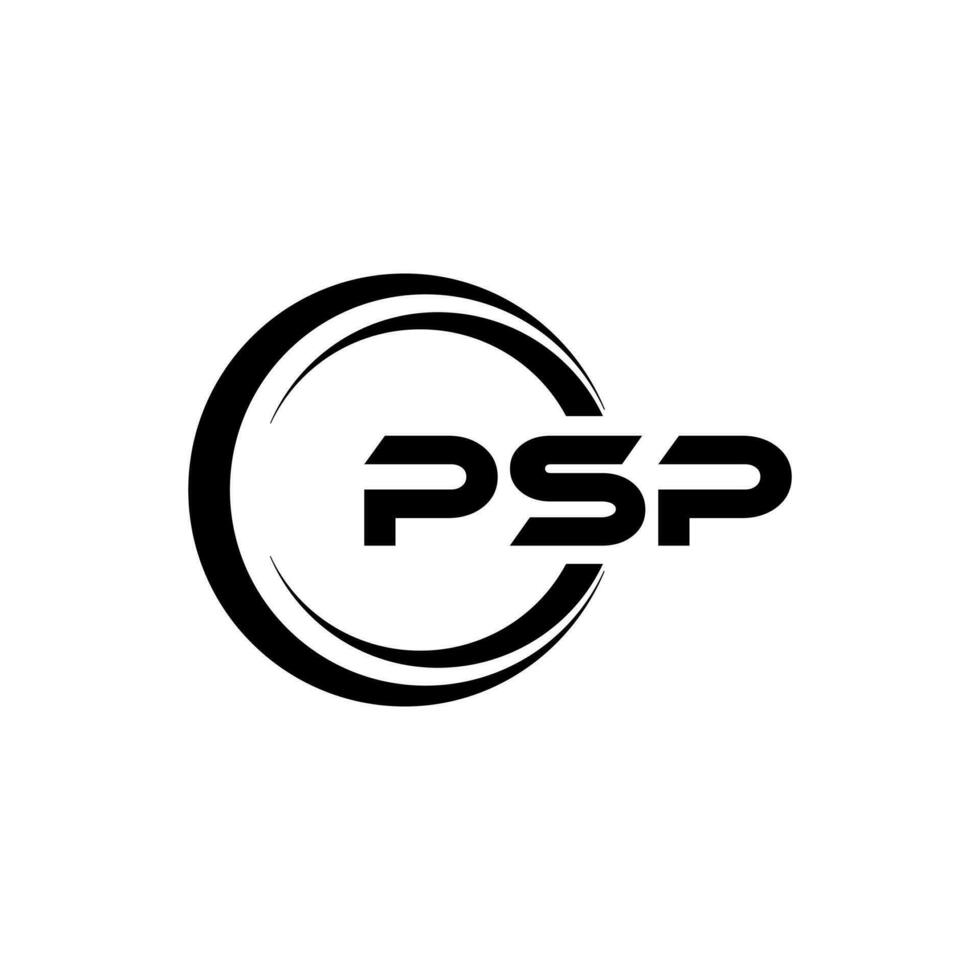 psp brief logo ontwerp, inspiratie voor een uniek identiteit. modern elegantie en creatief ontwerp. watermerk uw succes met de opvallend deze logo. vector