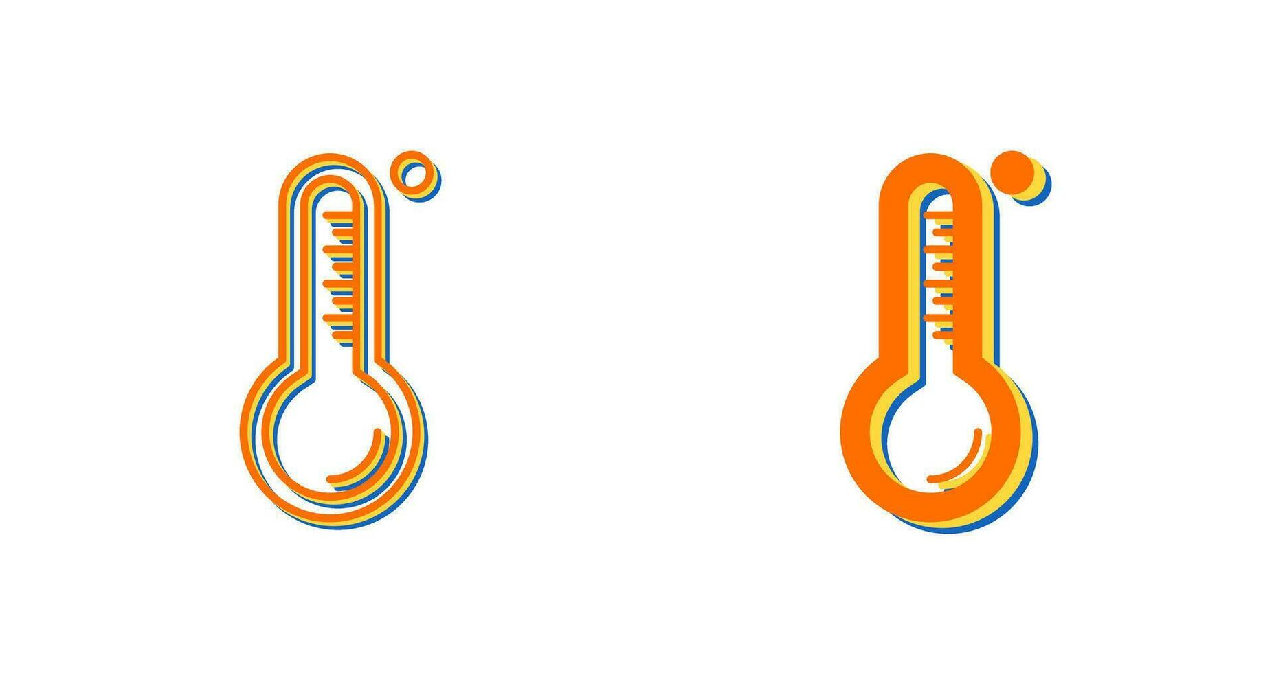 thermometer vector pictogram