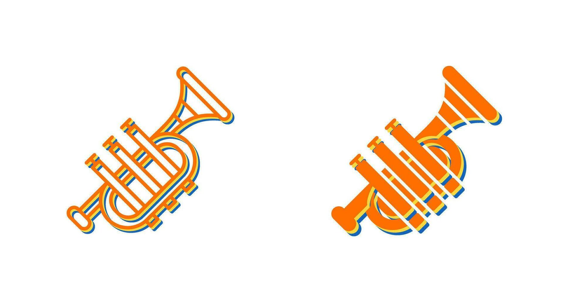 trompetten vector icoon
