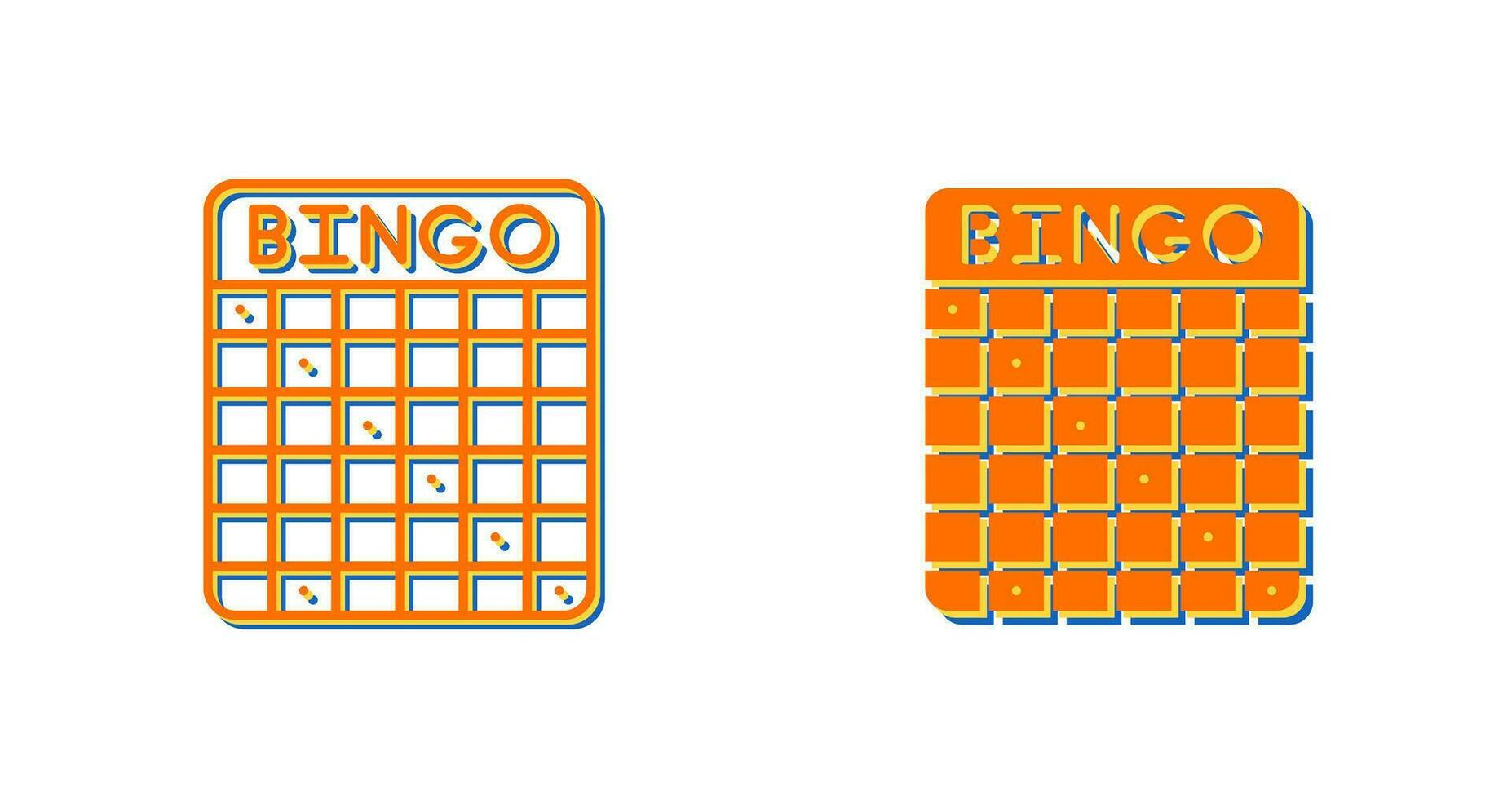 bingo vector icoon