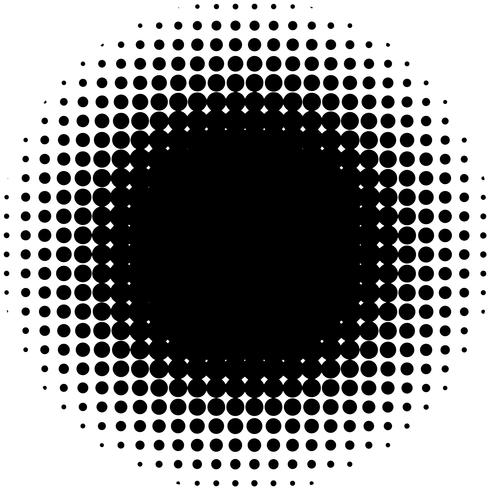 Gedetailleerde vectorhalftone voor achtergronden en ontwerpen vector