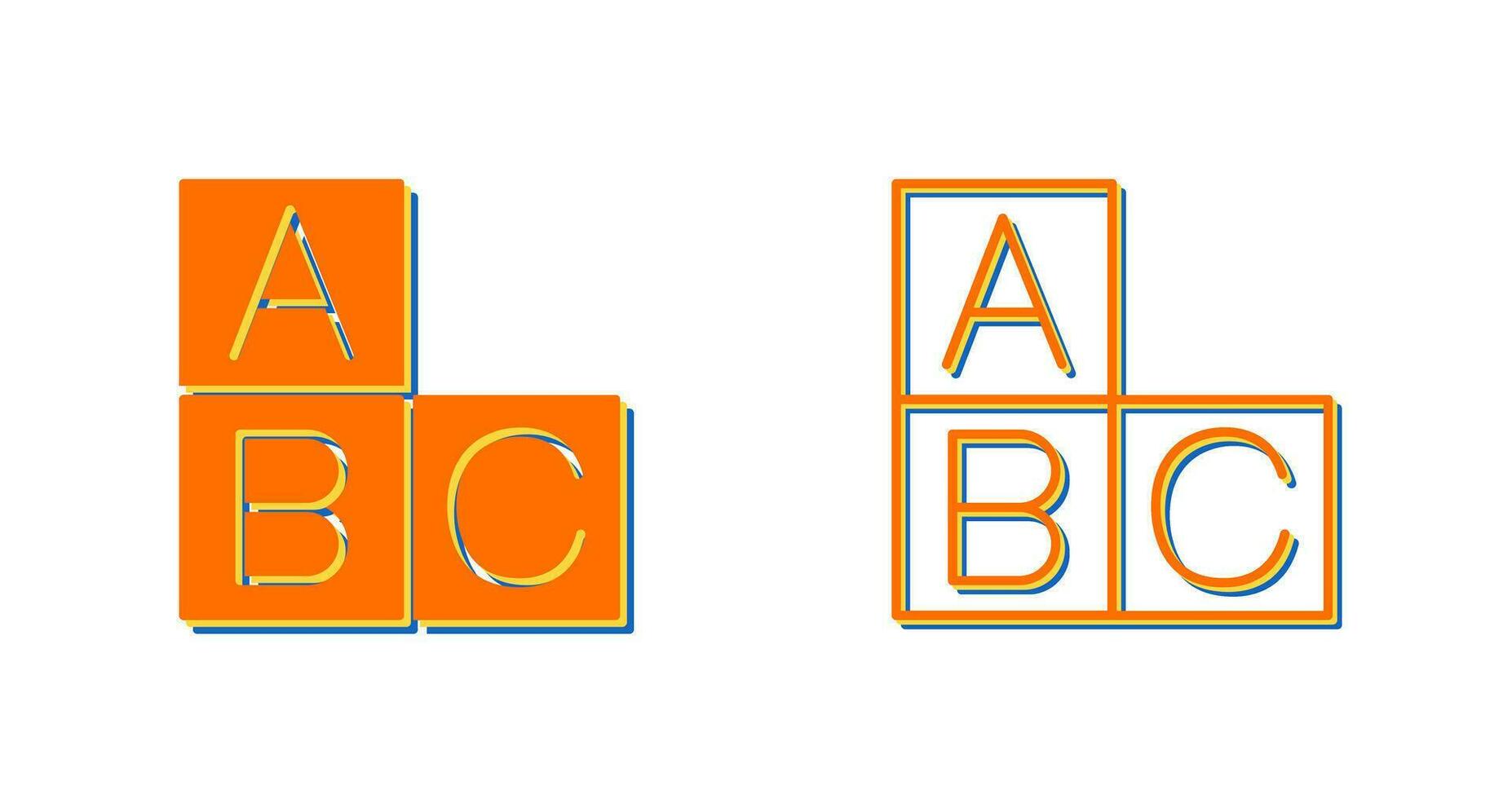 abc vector icoon