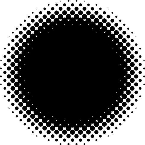 Gedetailleerde vectorhalftone voor achtergronden en ontwerpen vector