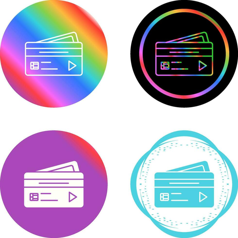 ATM-kaart vector pictogram