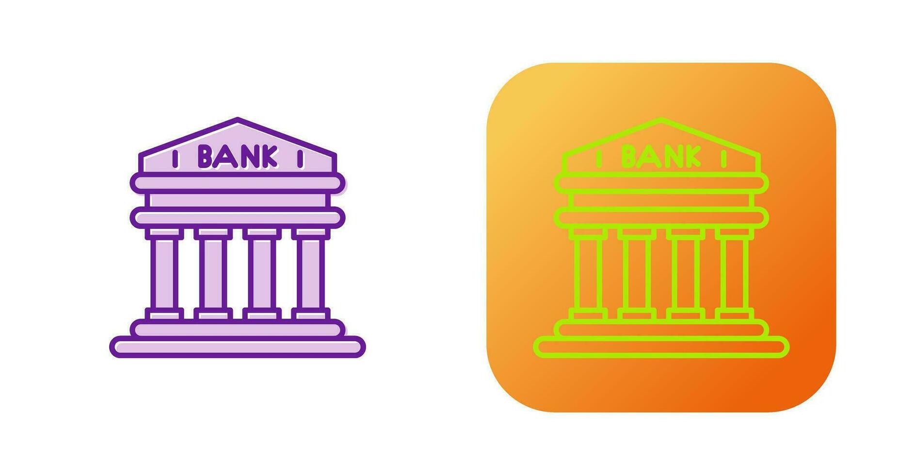 bank vector pictogram