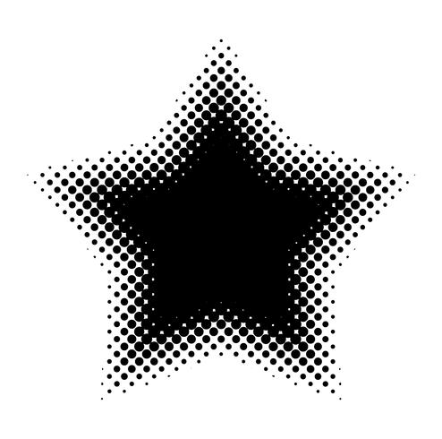 Gedetailleerde vectorhalftone voor achtergronden en ontwerpen vector