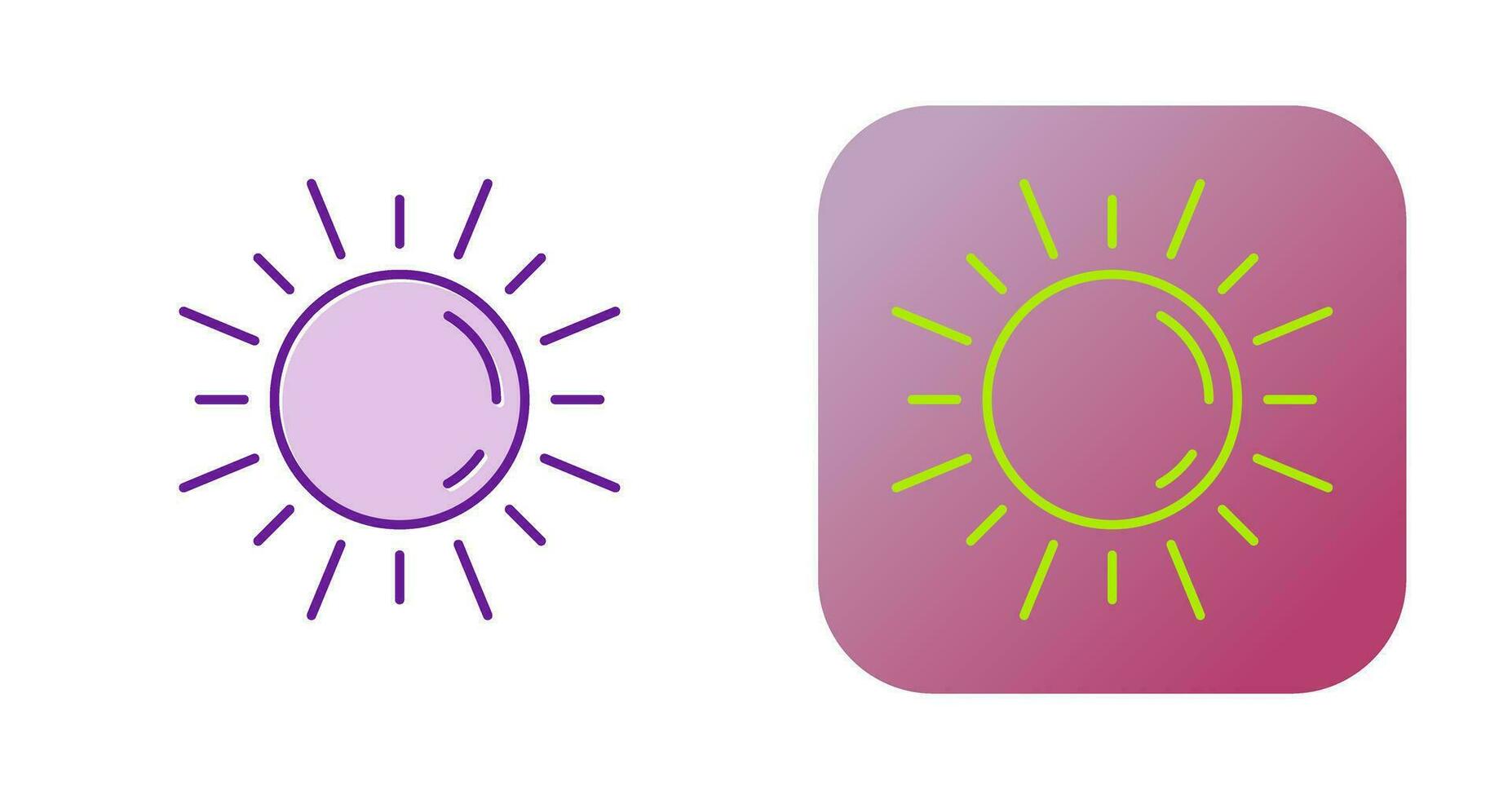 zon vector pictogram