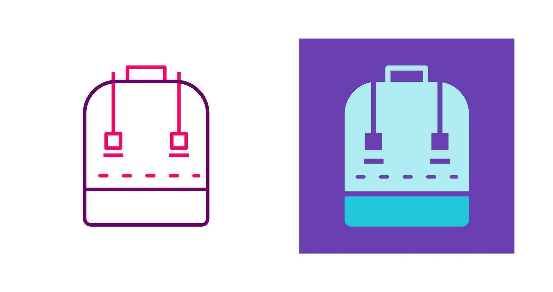 schooltas vector pictogram