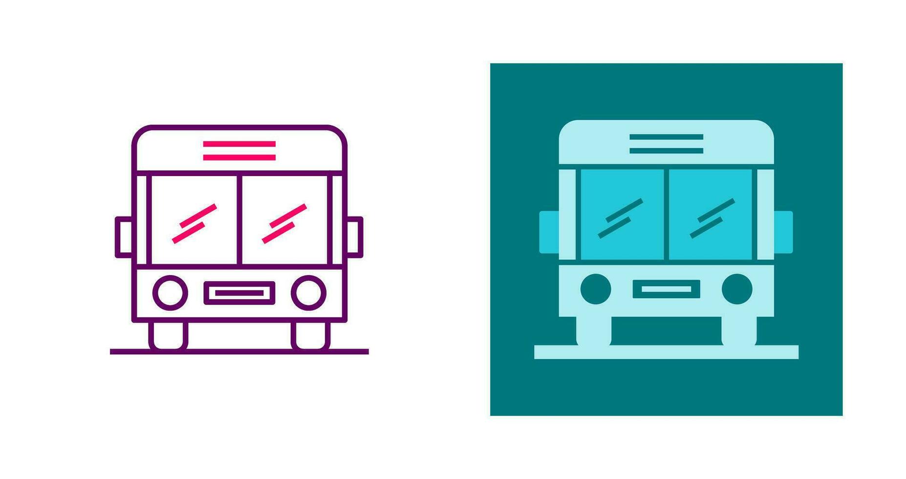 schoolbus vector pictogram