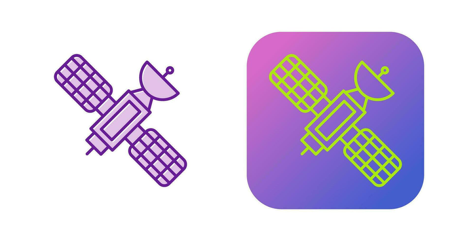 satelliet vector pictogram