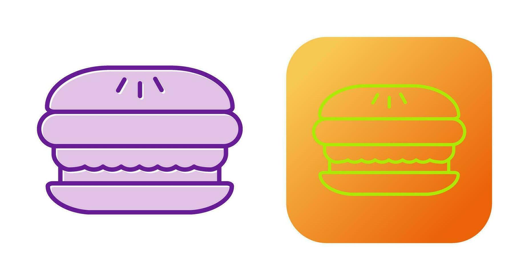 Hamburger vector icoon