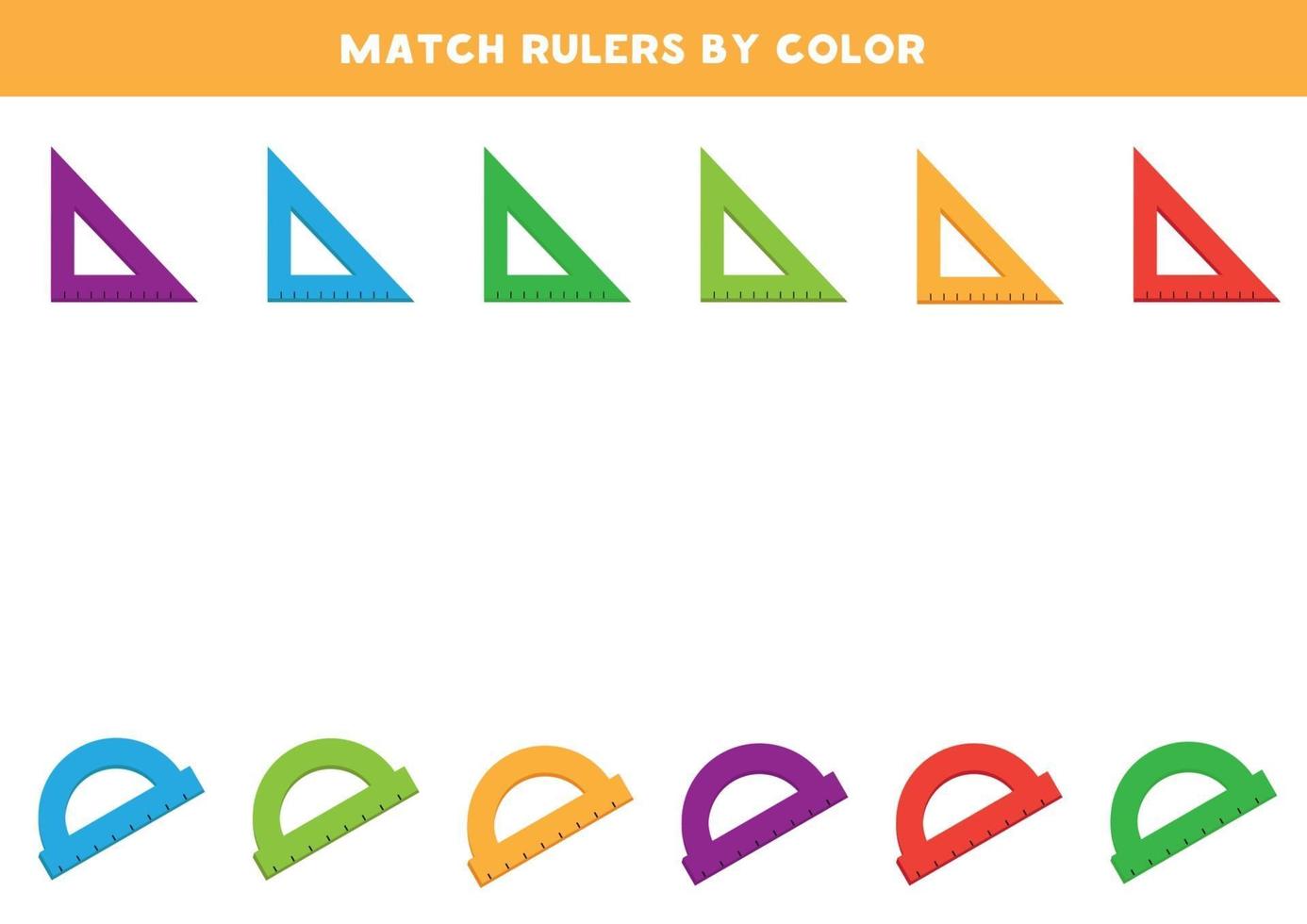match school heersers op kleur. vector