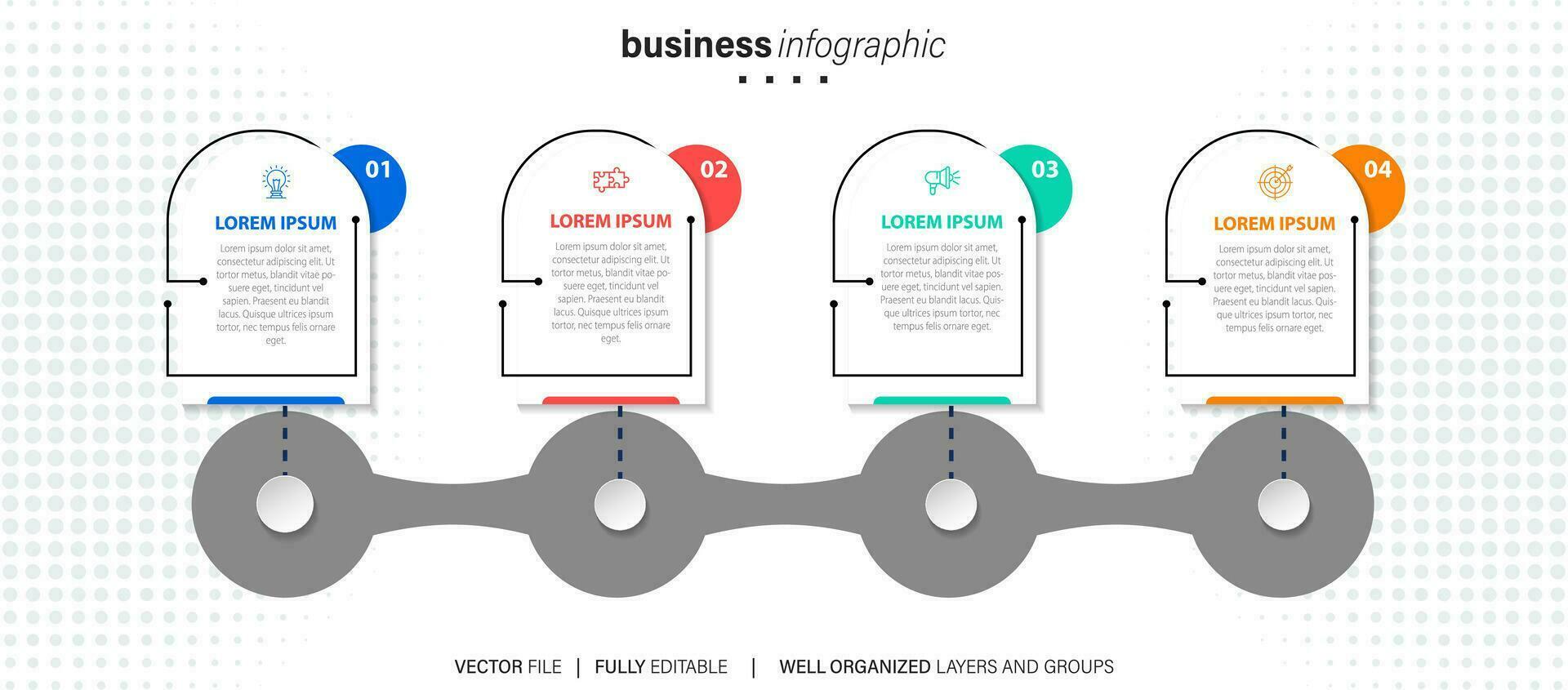 reeks van infographics elementen gegevens visualisatie sjabloon ontwerp vector bewerkbare