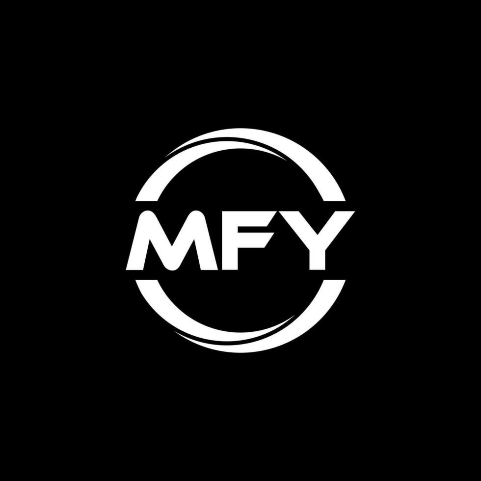 mfy brief logo ontwerp, inspiratie voor een uniek identiteit. modern elegantie en creatief ontwerp. watermerk uw succes met de opvallend deze logo. vector