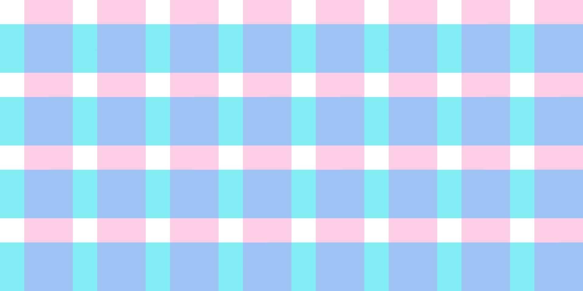 Vichy naadloos patroon in pastel kleuren voor roze pop. katoenen stof ontwerp verjaardag, Pasen vakantie textiel decoratief. vector controleren plaid patronen voor kleding stof - picknick deken, tafelkleed, jurk, servet.