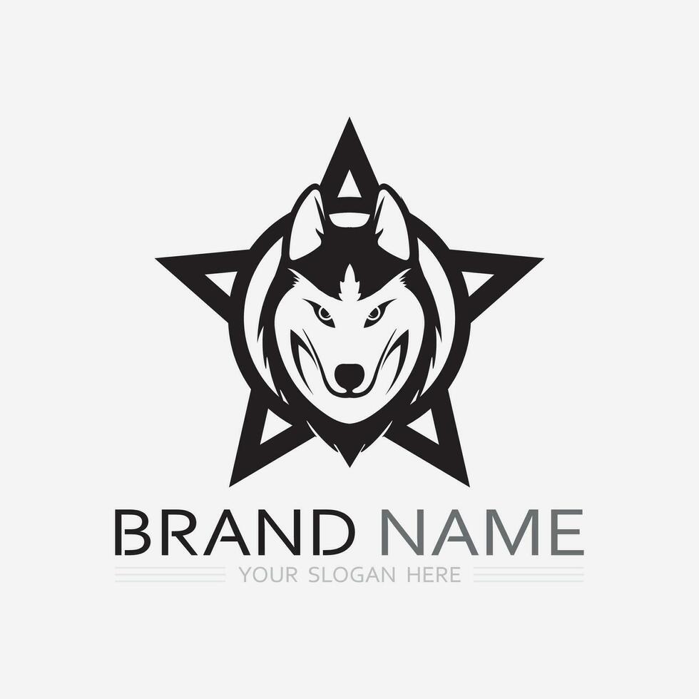 hond logo en icoon dier vector illustratie ontwerp grafisch