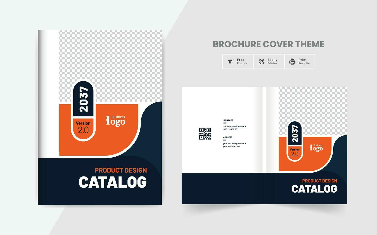 modern bedrijf brochure Hoes of catalogus Hoes sjabloon vector