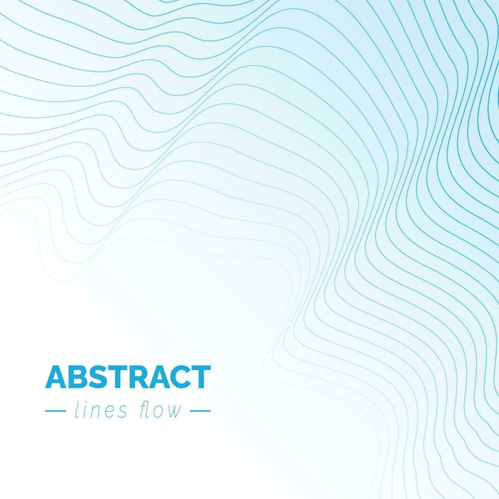 abstract stromen blauw golvend lijnen achtergrond, modern in beweging lijnen ontwerp, futuristische technologie concept, vector illustratie