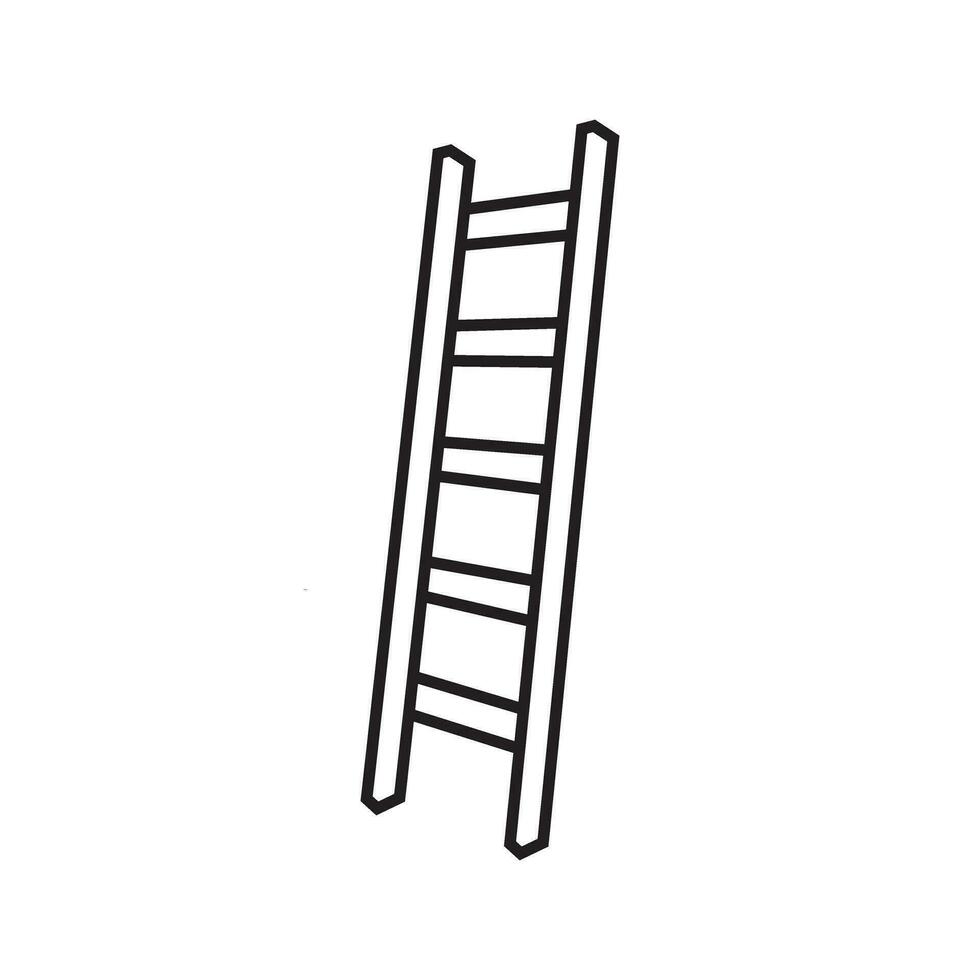 ladder icoon vector. stappen illustratie teken. trap symbool of logo. vector