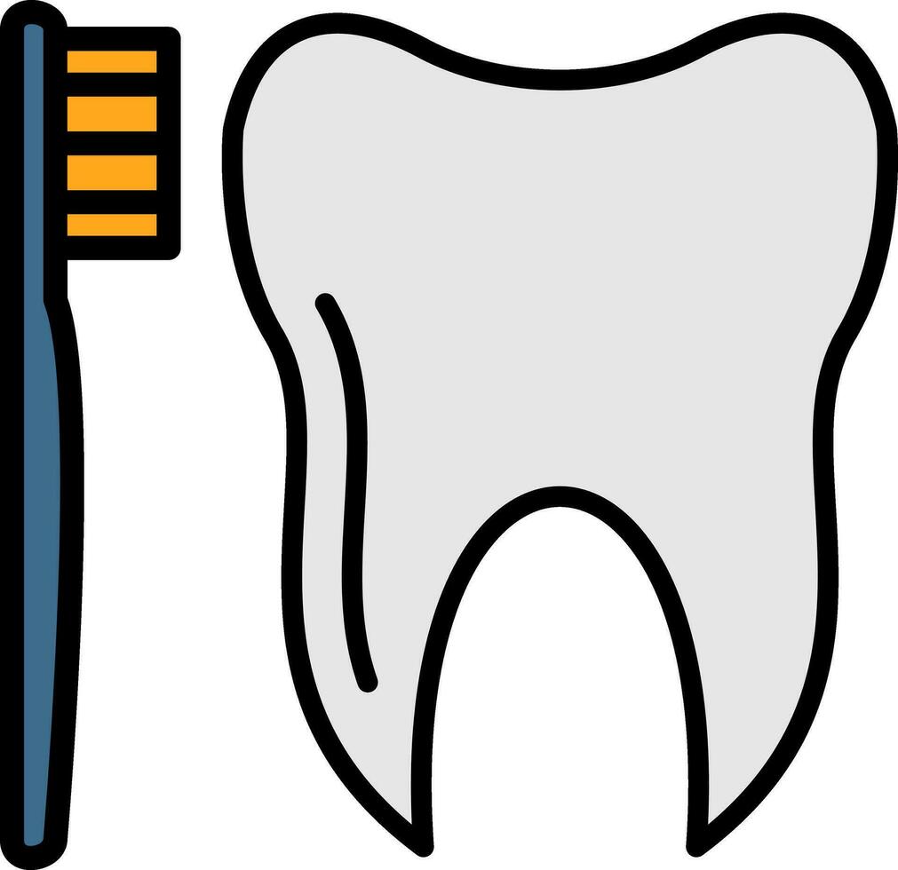 tand borstel vector icoon ontwerp