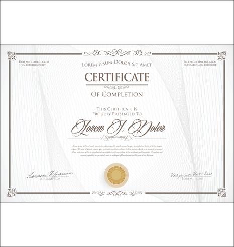 Certificaat vector