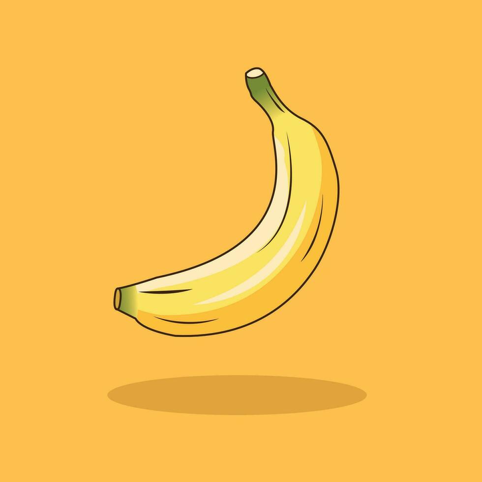 illustratie vectorafbeelding van banaan vector