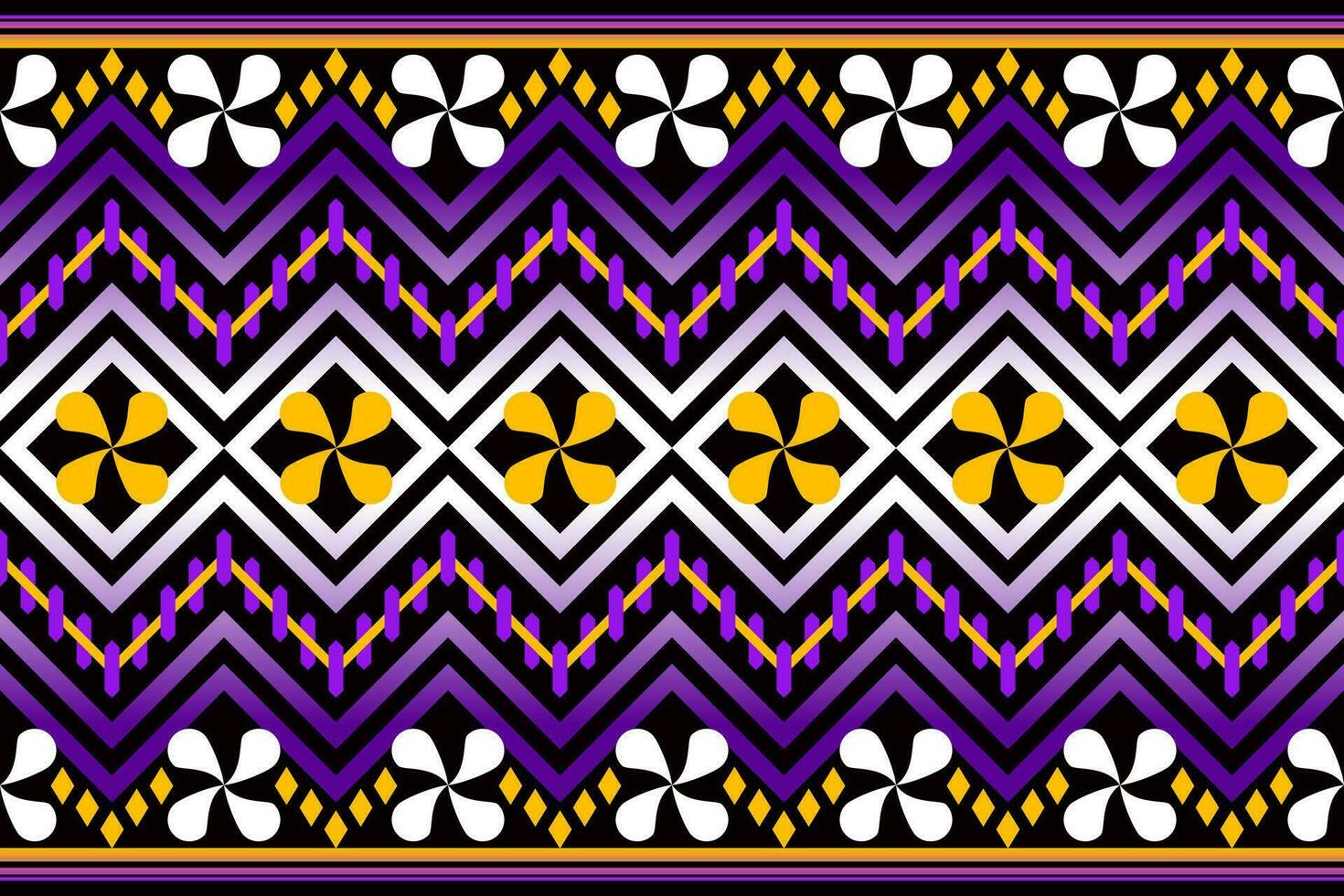 kleurrijk geometrisch etnisch naadloos patroon ontworpen voor achtergrond, behang, traditionele kleding, tapijt, gordijn en huisdecoratie. vector
