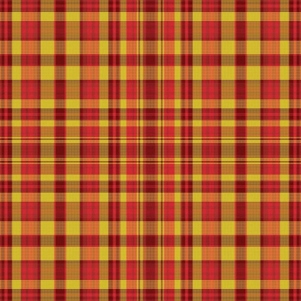 tartan geruit patroon met textuur en zomerkleur. vector