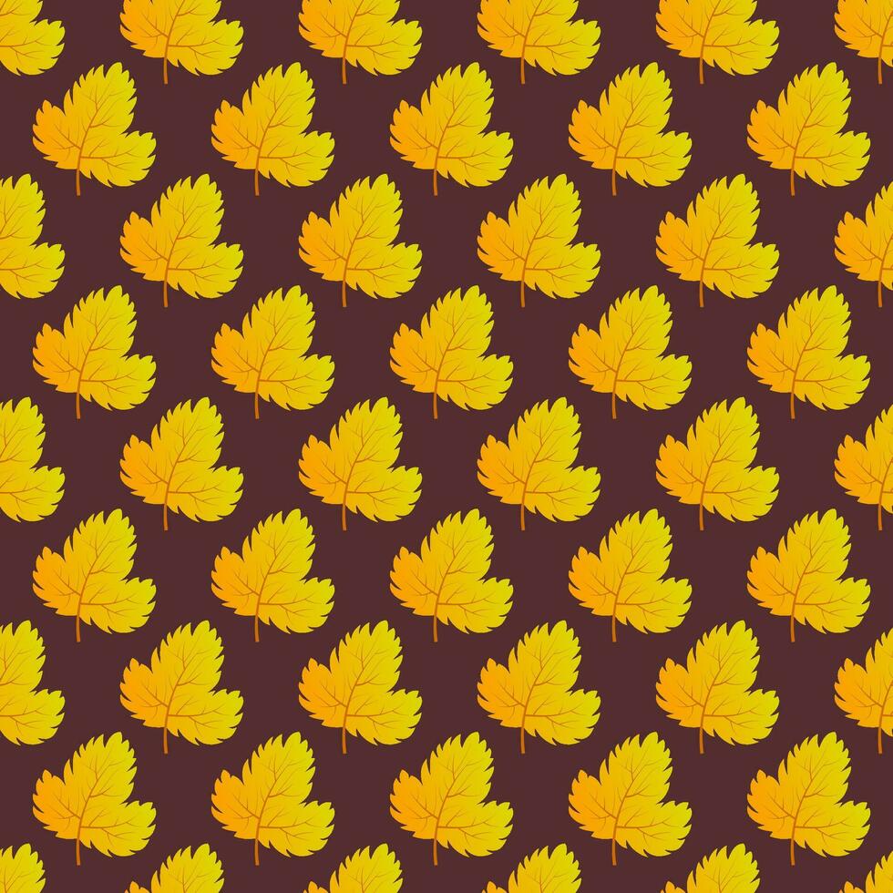 herfst naadloos achtergrond met esdoorn- kleurrijk bladeren. ontwerp voor vallen seizoen affiches, omhulsel papieren en vakantie decoraties. vector illustratie