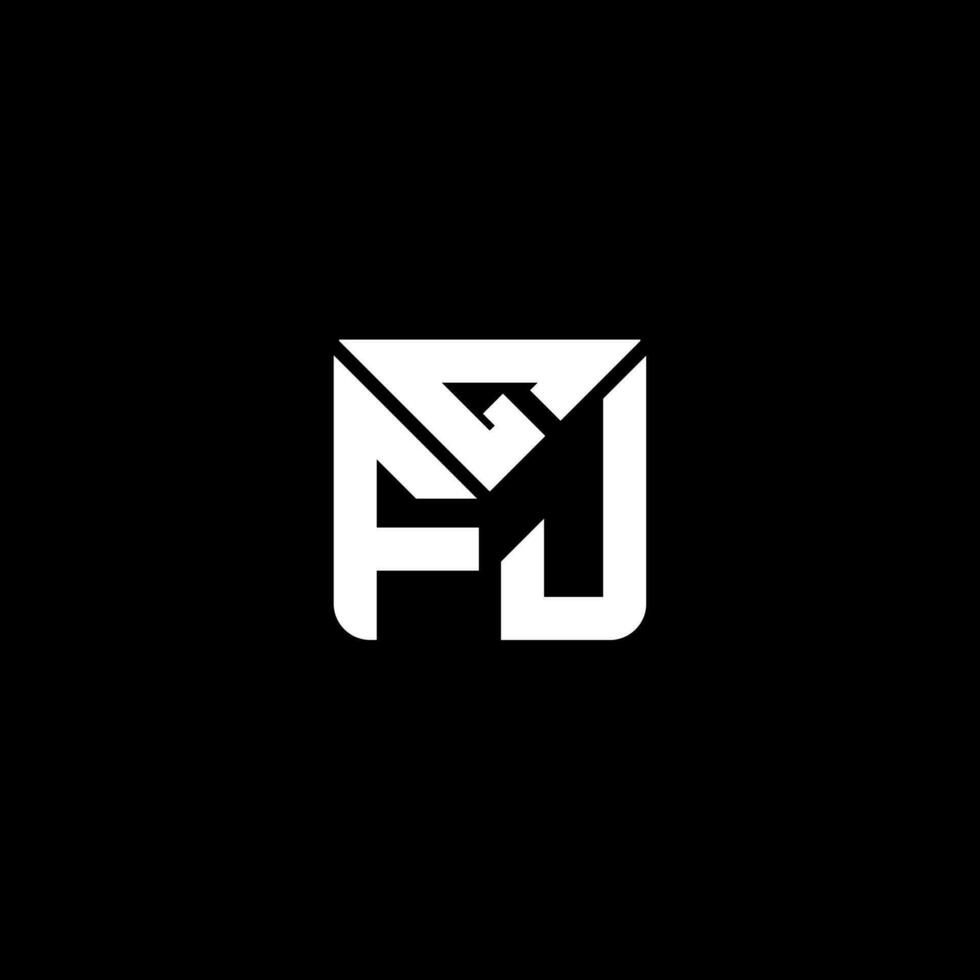 gfj brief logo vector ontwerp, gfj gemakkelijk en modern logo. gfj luxueus alfabet ontwerp