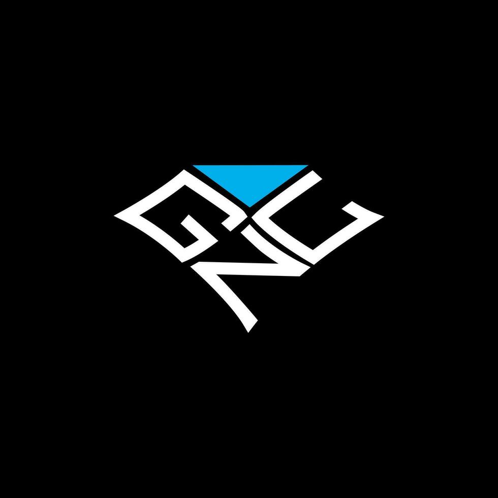 gnl brief logo vector ontwerp, gnl gemakkelijk en modern logo. gnl luxueus alfabet ontwerp
