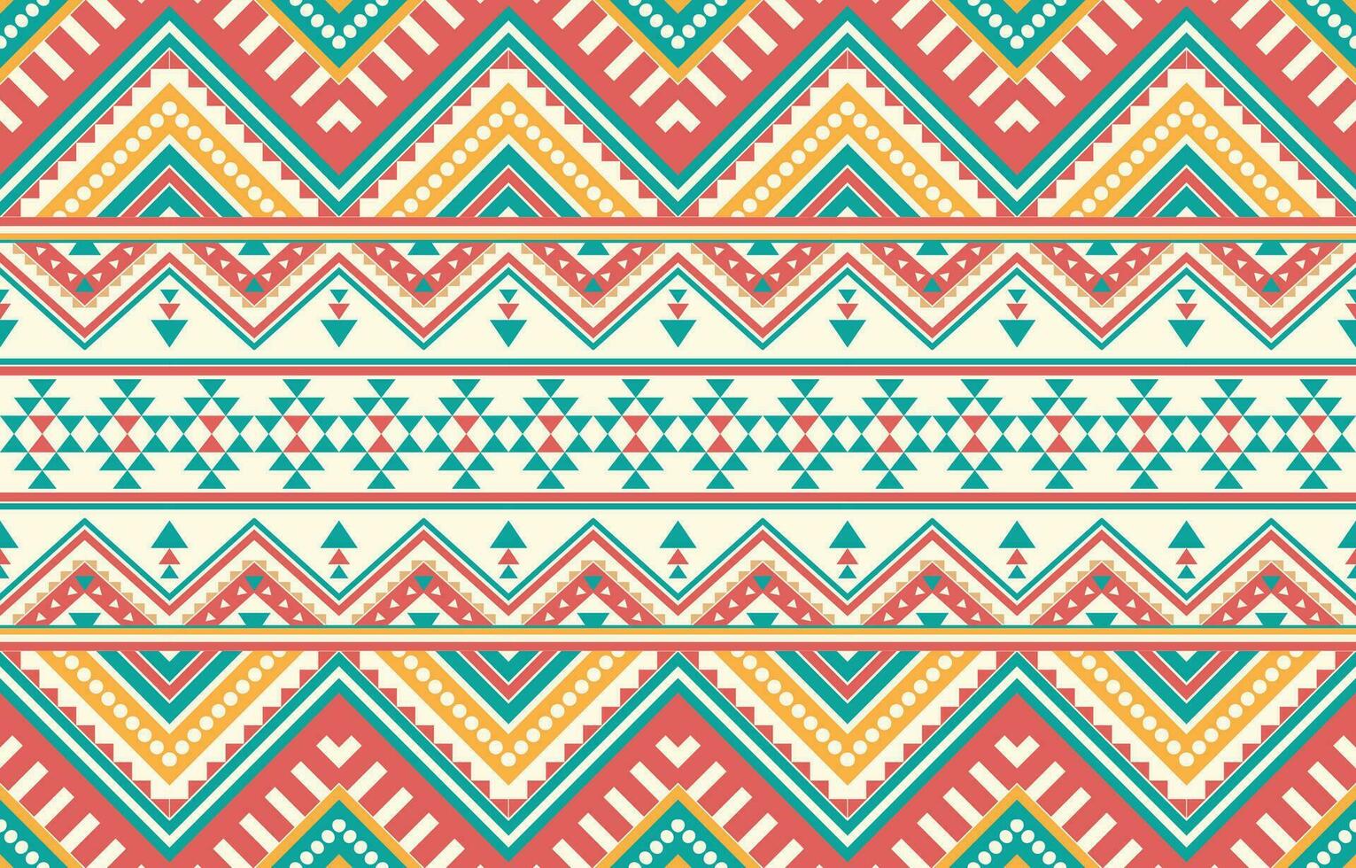 etnisch abstract ikat kunst. aztec ornament afdrukken. meetkundig etnisch patroon naadloos kleur oosters. ontwerp voor achtergrond ,gordijn, tapijt, behang, kleding, inpakken, batik, vector illustratie.