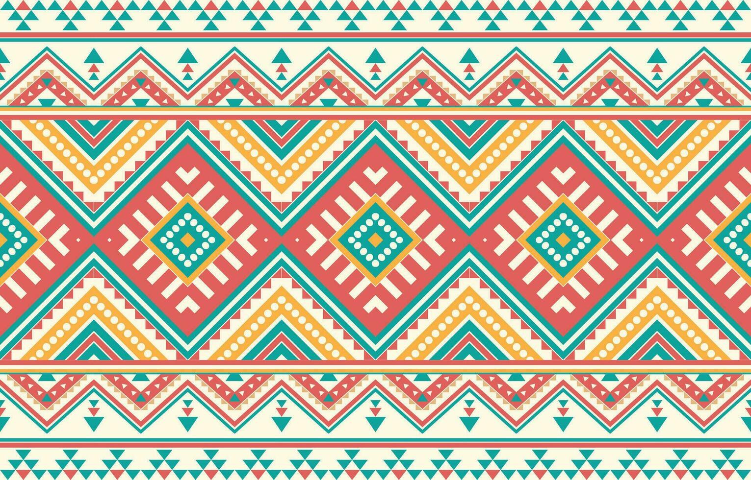 etnisch abstract ikat kunst. aztec ornament afdrukken. meetkundig etnisch patroon naadloos kleur oosters. ontwerp voor achtergrond ,gordijn, tapijt, behang, kleding, inpakken, batik, vector illustratie.