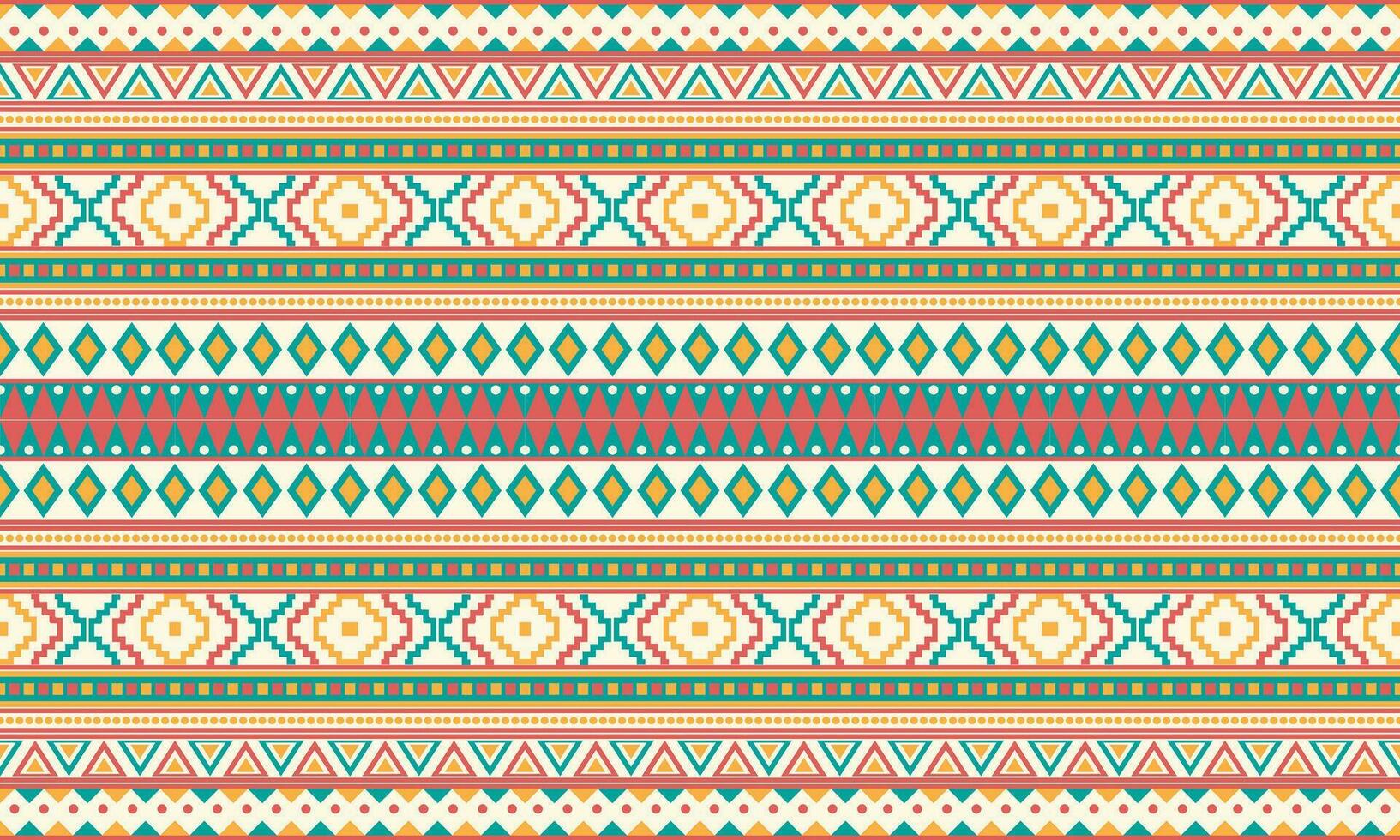 etnisch abstract ikat kunst. aztec ornament afdrukken. meetkundig etnisch patroon naadloos kleur oosters. ontwerp voor achtergrond ,gordijn, tapijt, behang, kleding, inpakken, batik, vector illustratie.