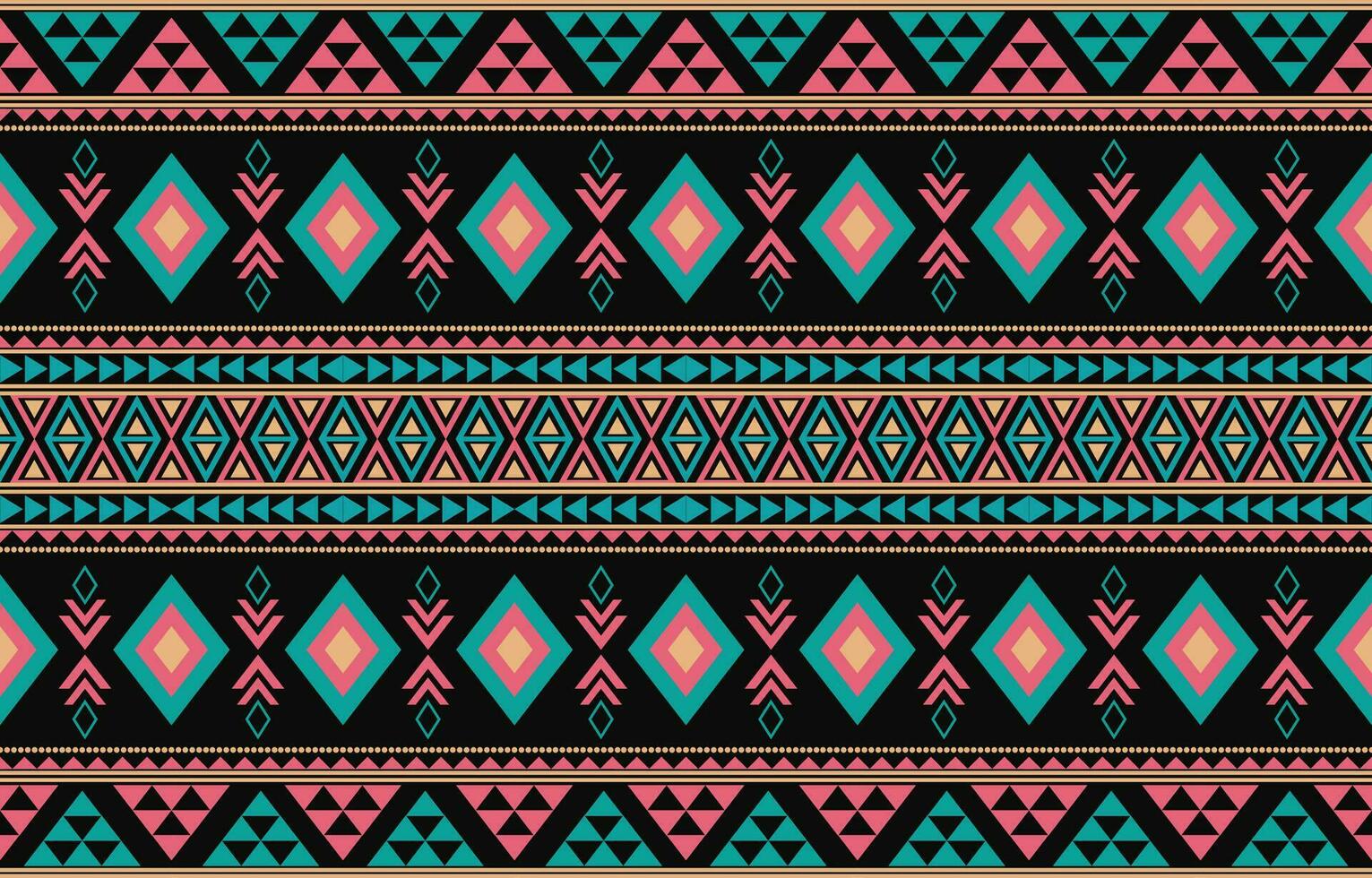 etnisch abstract ikat kunst. aztec ornament afdrukken. meetkundig etnisch patroon naadloos kleur oosters. ontwerp voor achtergrond ,gordijn, tapijt, behang, kleding, inpakken, batik, vector illustratie.