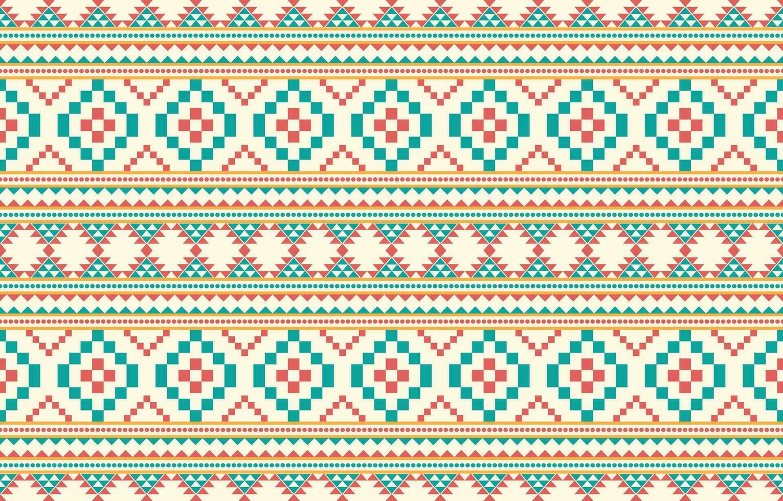 etnisch abstract ikat kunst. aztec ornament afdrukken. meetkundig etnisch patroon naadloos kleur oosters. ontwerp voor achtergrond ,gordijn, tapijt, behang, kleding, inpakken, batik, vector illustratie.