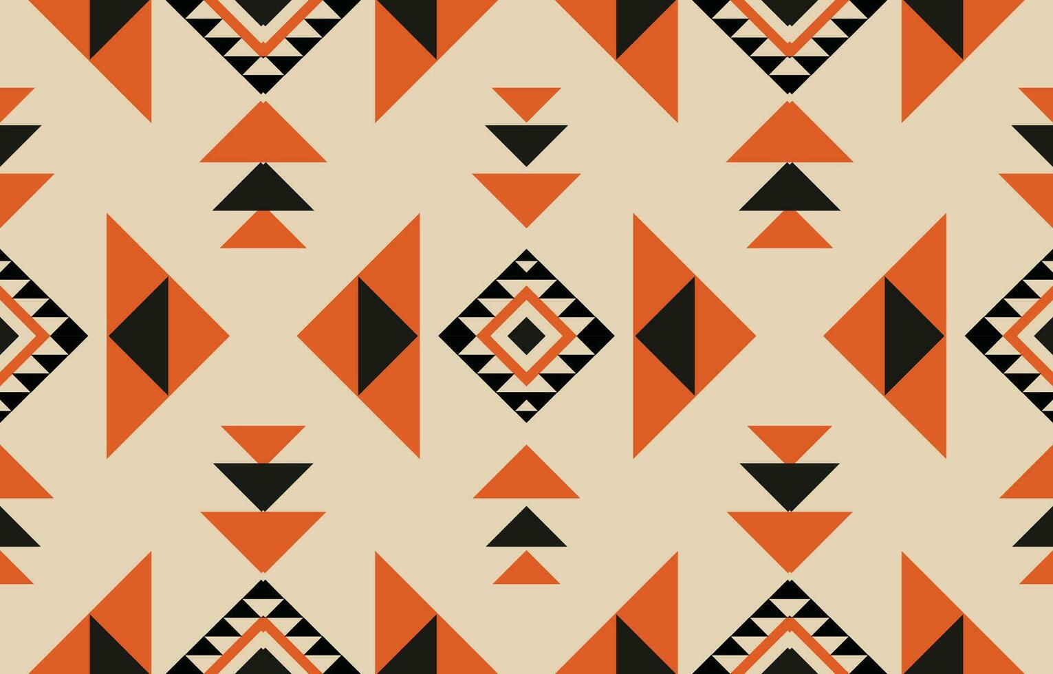 etnisch abstract ikat kunst. aztec ornament afdrukken. meetkundig etnisch patroon naadloos kleur oosters. ontwerp voor achtergrond ,gordijn, tapijt, behang, kleding, inpakken, batik, vector illustratie.